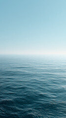 Obraz premium Calm ocean waves coastal serenity photography tranquil seascape wide angle view nature's beauty