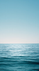 Obraz premium Tranquil ocean waves coastal serenity photography calm waters aerial perspective peaceful atmosphere