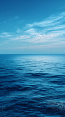 Obraz premium Calm ocean waves coastal area nature photography serene environment panoramic view tranquility concept