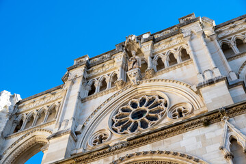 Rose window detail on Cuenca Cathedral facade © Joseph Creamer