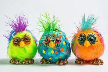 Colorful funny tuberoids celebrate spring!