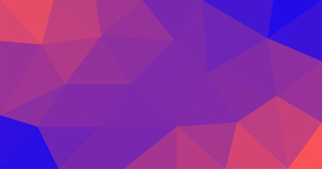 Obraz premium Low Polygon abstract background Geometric origami style with Purple Colors