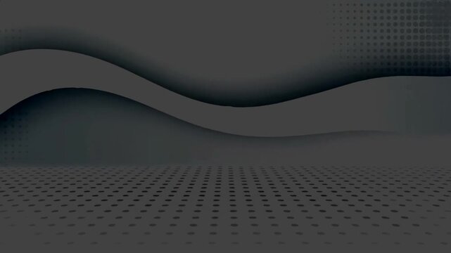 Modern Dark Grey Abstract Wavy Design Studio Background