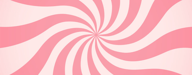 Candy cream background pink pattern. Candy ice cream texture swirl spiral sweet strawberry vector cartoon wavy backgound