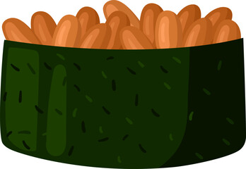 Japanese gunkan maki featuring fermented natto soybeans © WinWin