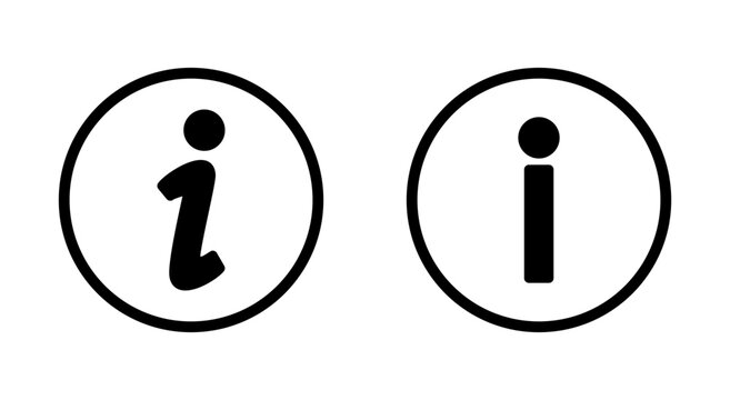 Information sign icon symbol for apps and websites. about us sign and symbol. question mark icon