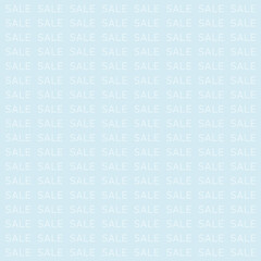 Sale word subtle background pattern for social media content. Concept sale text pattern.