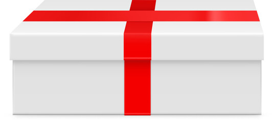 Obraz premium Red Ribbon Tied Box