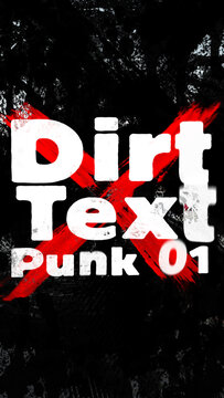 Dirt Text Transition 01 Vertical