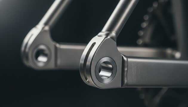 Precision Machined Bicycle Frame Dropouts Showcasing Advanced Manufacturing and Metal Craftsmanship