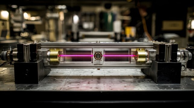 Advanced Laser Interferometer System for Measuring Minute Displacements in a Scientific Laboratory