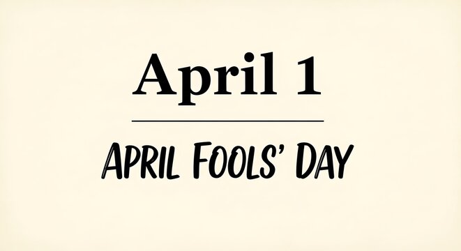 April Fools' Day celebrated on April 1 with playful pranks and jokes