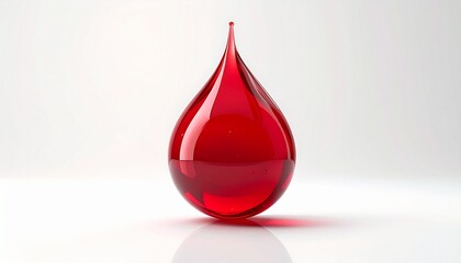 Fototapeta premium World Hemophilia Day banner background with clean medical blood health concept. Minimal and professional composition symbolizing bleeding disorder awareness, healthcare support, prevention, research