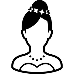 Princess or Queen Figure Icon © Space And Time