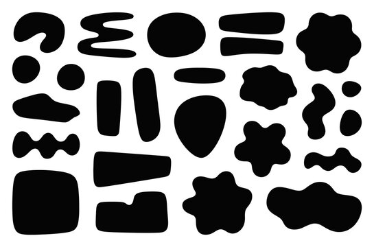 Abstract Shape Elements Vector Illustration
