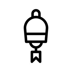 Obraz premium Wind Chime Icon Vector Symbol Design Illustration