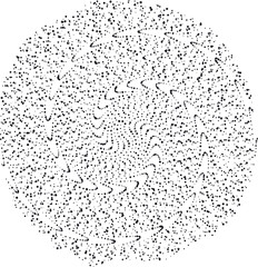 Obraz premium Dotted Abstract vector halftone Vector illustration Black and white texture of dots halftone dot pattern grunge backdrop Gradient halftone Pop art comic abstract vintage geometric pattern 