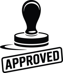 Approved Stamp Authorization Verified Seal Certification Validation Official Approval Document