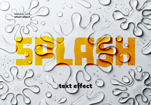 Splash Text Effect