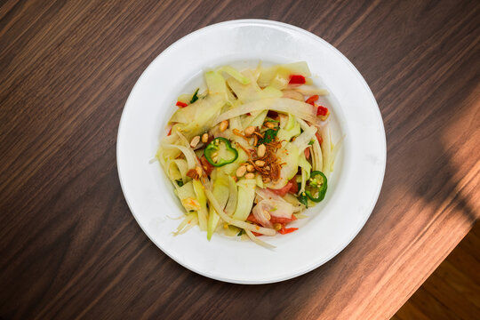 Papaya Spicy salad, Vietnamese cuisine