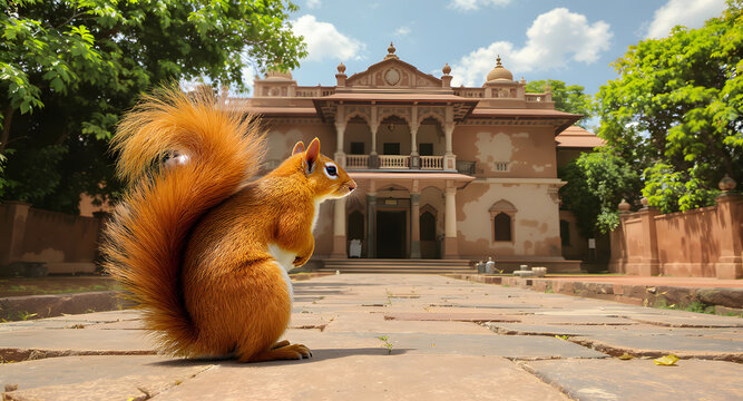 An Indian giant squirrel ai


