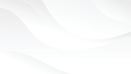 abstract white elegant background with wavy lines decoration