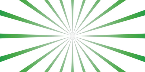 Obraz premium Bright green and white radial sunburst with sharp lines and gradient for energetic graphic design and modern abstract visuals