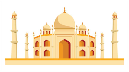 The beautiful architecture of taj mahal Vector © MD ABDUL MOMIN