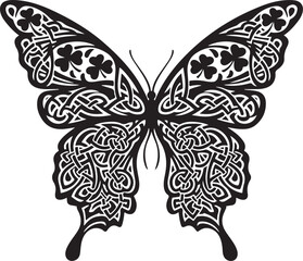 butterfly silhouette vector