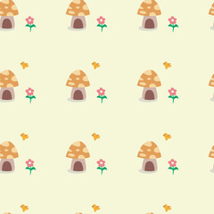 Fototapeta premium mixed seamless pattern
