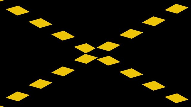 Black and yellow stripes moving diagonally across the screen. Police caution tape. Diagonal lines and stripes. Dangerous areas and crime scenes.