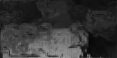 Moody Grayscale Abstract Background with Distorted Vertical Lines and Blurred Rectangular Shapes texture