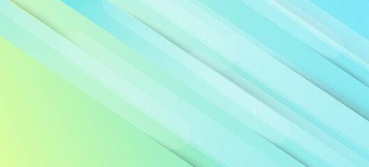 Obraz premium Banner background. colorful.green and blue abstract. diagonal. eps 10