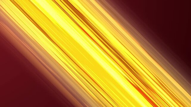 Yellow diagonal anime style speed lines abstract background with fast motion effect