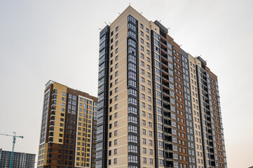 Fototapeta premium Modern residential buildings in urban setting