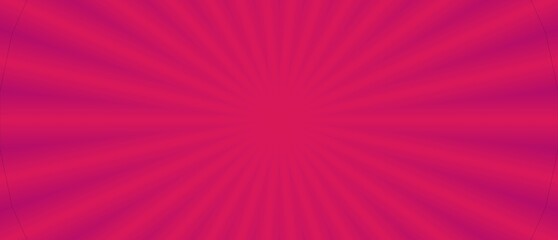 Vibrant Pink Radial Sunburst Background with Dynamic Gradient Light Rays