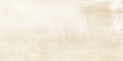 A vintage beige parchment with a stained grunge texture and aged linen pattern creates a blank antique paper backdrop for a dirty brown ancient surface
