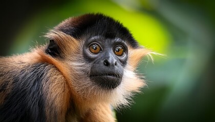 Fototapeta premium macaco aranha macaco aranha primata endemico do brasil em perigo de extincao amazonia brasil