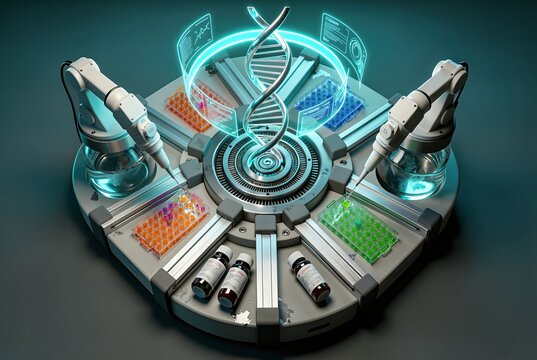 Autonomous orbital genetics workstation performs a precision pipetting routine for space operations research