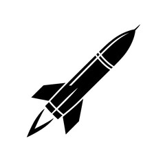 black missile icon