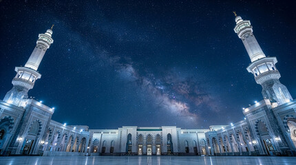 Dramatic Minaret Silhouette View