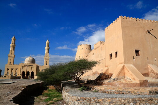 Bukha Fort with Traditional Mudbrick Architecture, Oman