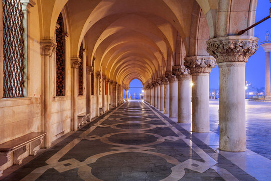 San Marco Piazzetta from a walkway near Doge's Palace