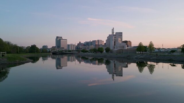 Rochester, Minnesota, USA Downtown Skyline