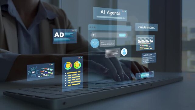 AI Agents and assistants. Ai Content Generator. Interaction with the Ai assistant to solve some tasks more easily. Image generator, documents, marketing and advertising, bot writing and coding	
