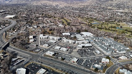 Drone Image of an apartment building