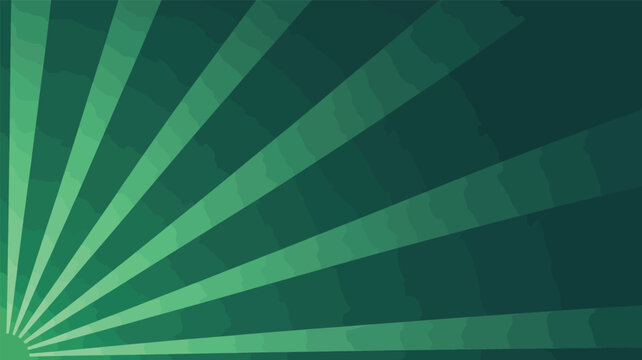 Vibrant green sunburst pattern with dynamic rays