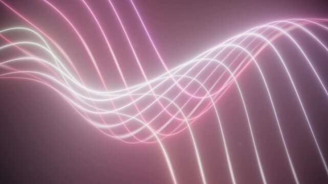 Silk Ribbons Flowing Abstract Elegant Background Seamless Loop