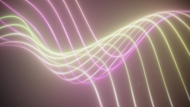 Silk Ribbons Flowing Abstract Elegant Background Seamless Loop