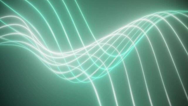 Silk Ribbons Flowing Abstract Elegant Background Seamless Loop